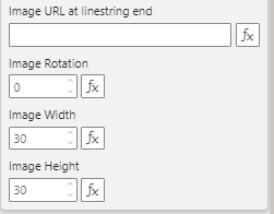 Image at end of line