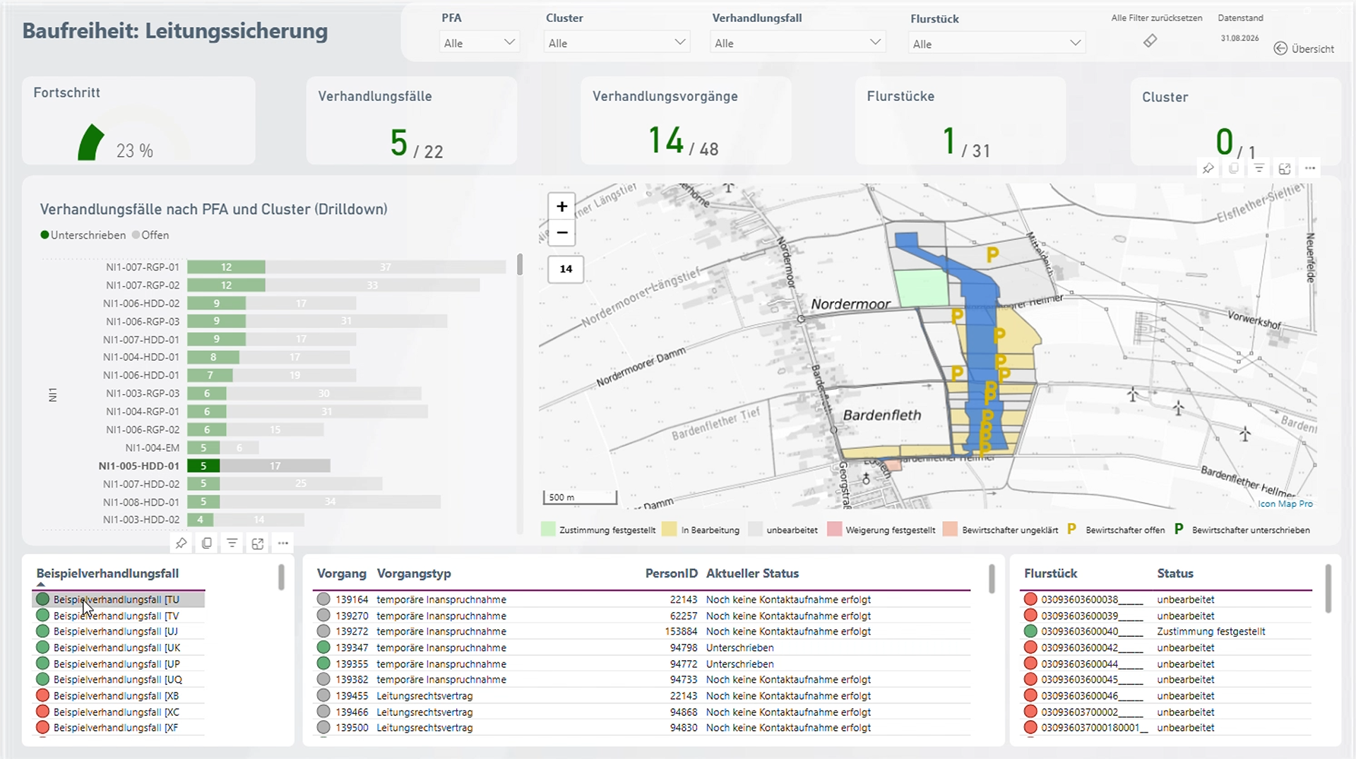Amprion: Bringing Large-Scale Transmission Infrastructure onto a Single Map image