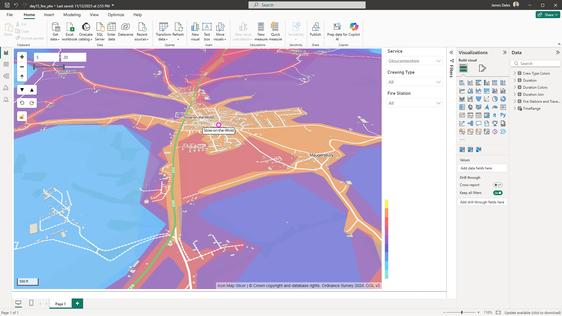 30 Day Map Challenge - Day 15 - Fire