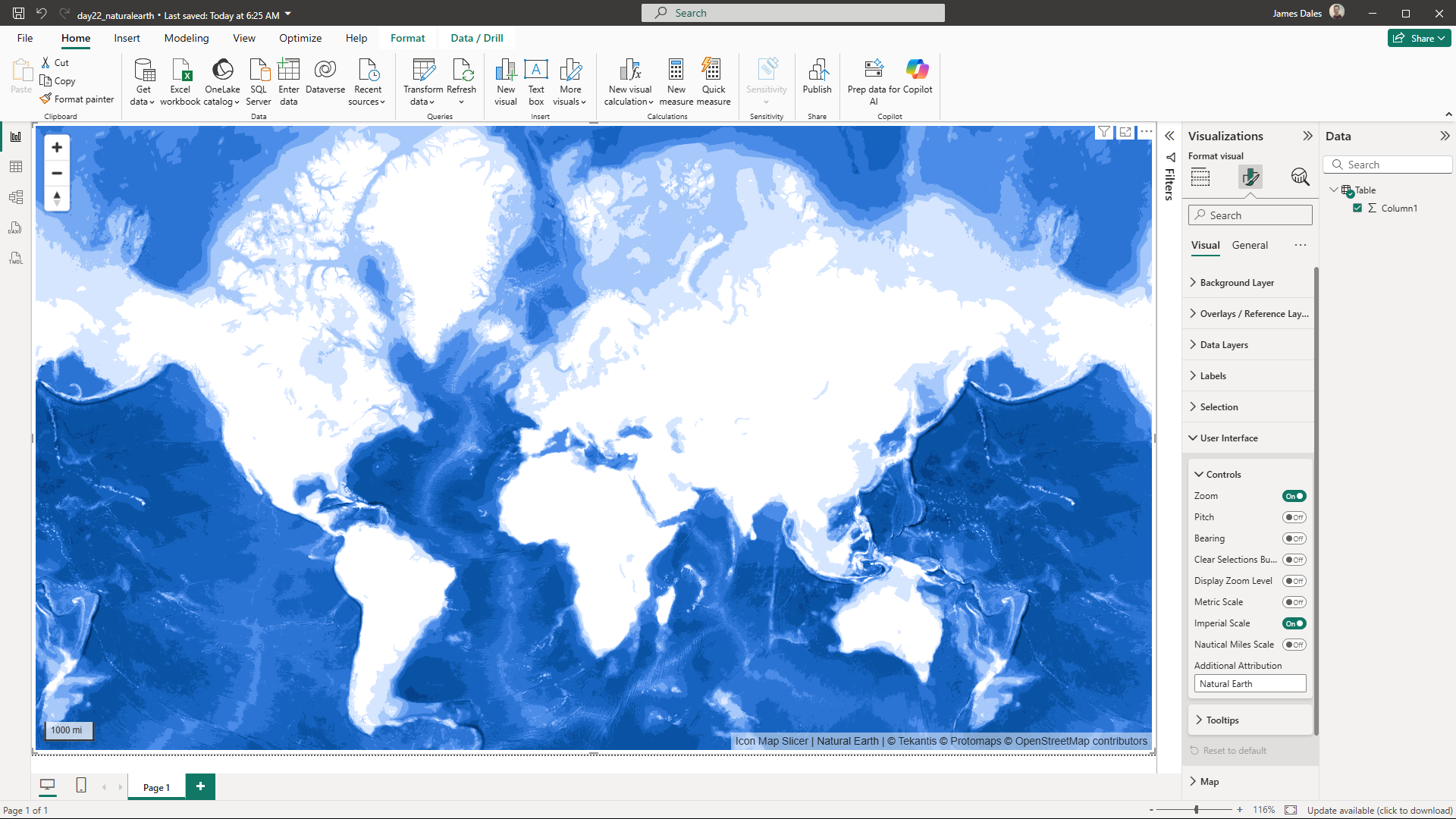 30 Day Map Challenge - Day 22 - Data challenge: Natural Earth